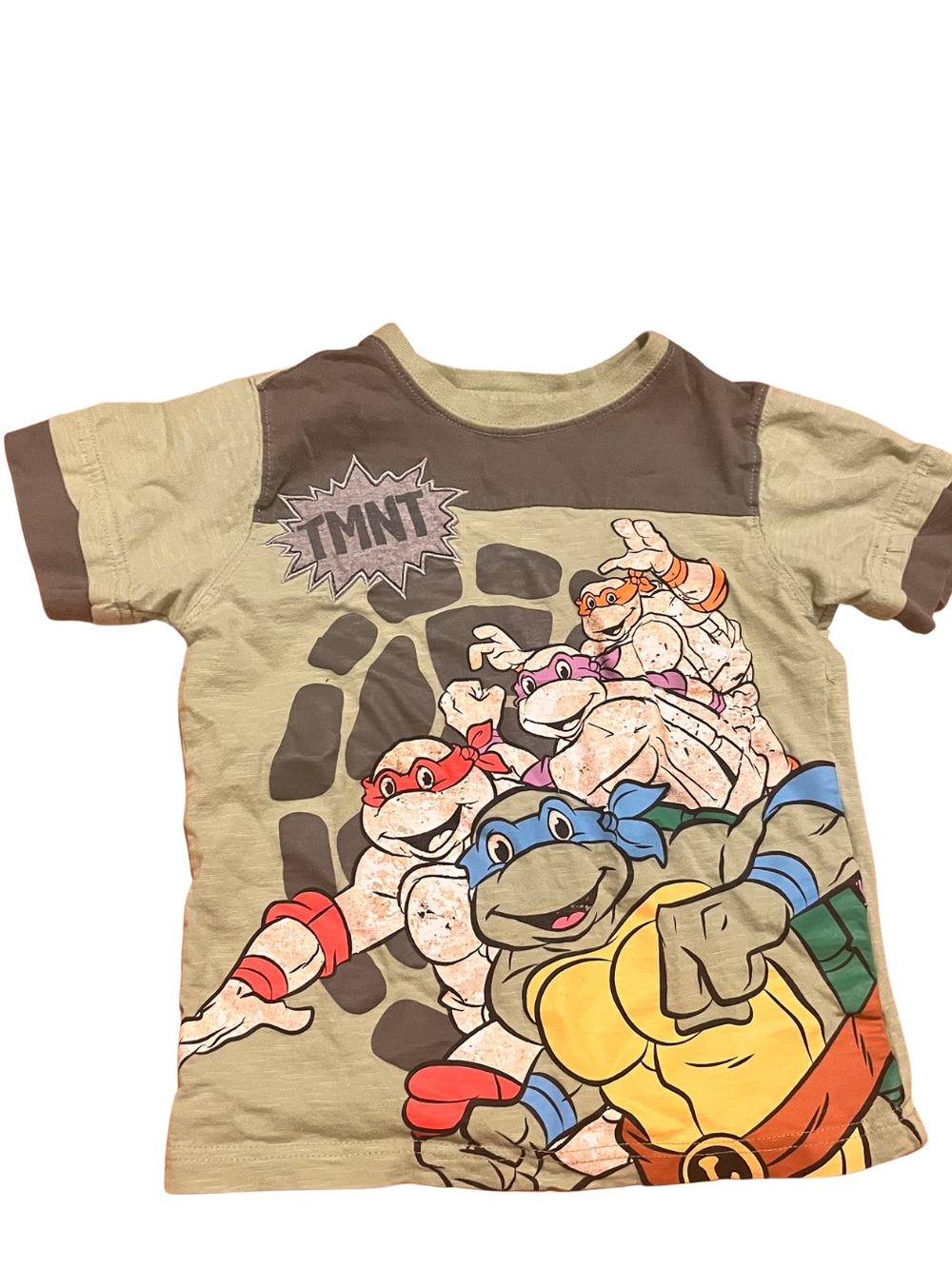Nickelodeon Teenage Mutant Ninja Turtles T-Shirt - Boys Small S Green TMNT Tee